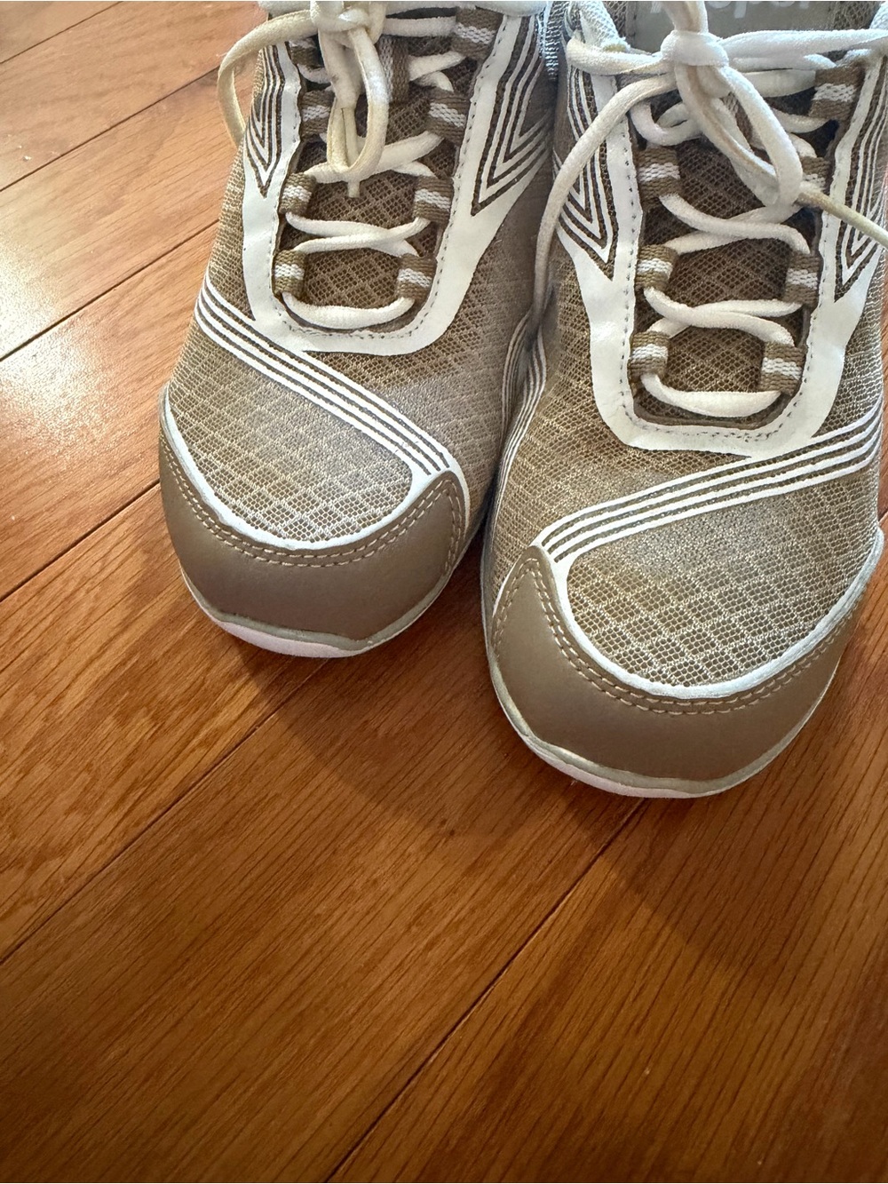 Propet Brown White Mesh Athletic Walking Sneakers Womens 6 Extra Wide 4E - Picture 4 of 6